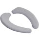 thumbnail image 2 of 1 Pair Toilet Seat Cushion,adult Pad Cover Padded Thick Warm Soft Fuzzy Round Elongated, 2 of 4