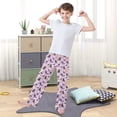 thumbnail image 5 of Wobogo Broomcat Bat Long Pajama Pants Bottoms Soft Sleepwear with Pockets, 5 of 9