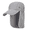 gray, variant on Fishing Hat Sun Cap with Neck Cover Flap, Sun Protection Baseball Cap with Flap for Hiking Safari Men UPF50+,gray,gray,G41089