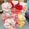 thumbnail image 1 of 4Pcs/Lot Lovely Hair Clips For Baby Girls Spring Hair Accessories Cotton Kids Infant Hair Bows Hairpin Princess Barrette Child3 He Qiyong unisex, 1 of 1