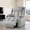 Light Grey, variant on Power Lift Recliner Chair for Elderly with Heating & Vibration Massage, Large Wide Heavy Duty Extended Footrest for Big & Tall, 2 Cup Holders & Side Pockets Plush Flannel
