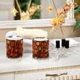 thumbnail image 4 of Yayeee 2 Pack Qtip Holder Dispenser for Bathroom with Lid Cotton Swab Canister, Fall Pattern, 4 of 6