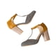 thumbnail image 5 of Zapatos de tacón grueso con hebilla hueca para mujer, sandalias de bomba a juego de colores Wmkox8yii  shjk4004, 5 of 7