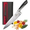 thumbnail image 1 of WWS-Chef Knife 8 Inch - Kitchen Knife European Steel - Best Chef Knife for High Carbon Stainless Steel - Chopping Knives for Budding Kitchen, Cooking Knives,, 1 of 4