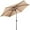 Beige, variant on 10 FT Outdoor Patio Umbrella Offset Market Shade Burgundy