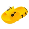 thumbnail image 4 of Honeeladyy Toddler Slides Sandals Summer Slip-On Sandals Shower Beach Pool Anti-slip Slippers Water Shoes for Kids Birthday Gift Yellow 3-4Years, 4 of 9