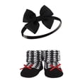 thumbnail image 5 of Hudson Baby Infant Girls Headband and Socks Giftset, Red Houndstooth, One Size, 5 of 5