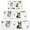 Cartoon Corgi Dog, variant on Black Cute Dachshund Dog and Wine Kitchen Rugs Sets Of 3,Kitchen Runner Rugs Non Skid Washable,Decorative Kitchen Floor Mats for Kitchen,Sink,Laundry,17"x30" 17"x47" 17"x59"