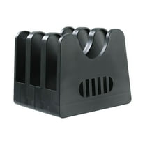 VGFVFSKGA Pot Lid Organizer for Cabinet, Plastic Pot Lid Holder, Detachable 3-Compartments Kitchen Rack for Pans Pots, Bakeware, Plates, Cookie Sheets