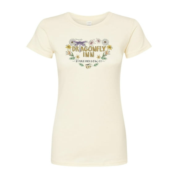 Gilmore Girls - Dragonfly Inn - Juniors Fitted Short Sleeve Graphic T-Shirt