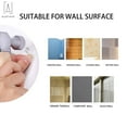 thumbnail image 5 of Gustave Large 3D Frameless Wall Clock Stickers DIY Wall Decoration for Living Room Bedroom "Silver", 5 of 9