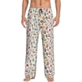 thumbnail image 2 of Kdxio Cooking Utensils Print Men's Sleep Pajama Pant Lounge Pants with Pockets, 2 of 8
