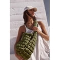 thumbnail image 2 of Bolso de hombro ASWACA Puffer acolchado para mujer de nylon negro, 2 of 4
