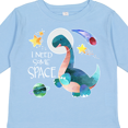 thumbnail image 4 of Inktastic I Need Some Space Dinosaur Astronaut with Stars and Planet Boys or Girls Long Sleeve Toddler T-Shirt, 4 of 5