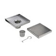 thumbnail image 2 of Oatey DSS2060R2 6 x 6 in. Stainless Steel Square Shower Drain with Square Pattern Drain Cover, 2 of 10
