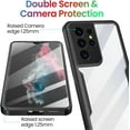 thumbnail image 6 of for Samsung Galaxy S21 Ultra Case, 360 Full Body Rugged Case with Built-in Screen Protector Transparent Heavy Duty Shockproof Bumper Cover for Galaxy S21 Ultra 6.8" (Black), 6 of 13