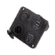 thumbnail image 1 of de Corriente con 2 Puertos USB de 3.1 a + Enchufe Doble para s + Voltímetro de Voltaje Macarena Car Dual USB Charger Switch, 1 of 8