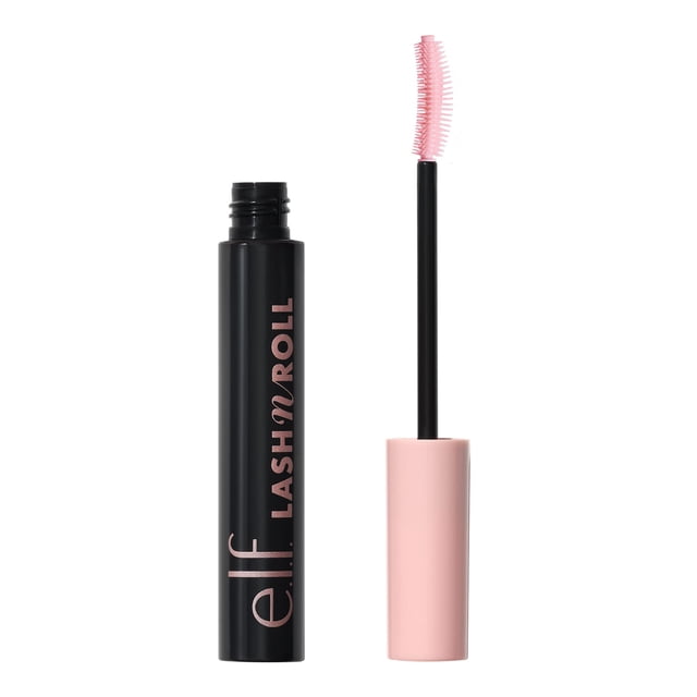 Máscara e.l.f. Lash 'N Roll Curling para pestañas levantadas, color negro