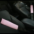 thumbnail image 4 of 10 Pcs Leather Steering Wheel Cover for Women Cute Car Accessories Set with Seat Belt Shoulder Pads Cup Holders, 4 of 8