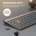 thumbnail image 4 of Combo de teclado y ratón VSplor recargable de 2,4 GHz, 4 of 6