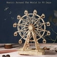 thumbnail image 2 of ROKR 3D Wooden Puzzles Ferris Wheel Music Box Model to Build Building Kit, 2 of 12