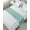 Light Green White, variant on Bed Runner Scarf for King Size Bed, Christmas Tree Beds Scarf Throws for Foot of Bedding, Black White Winter Xmas Snowflakes Decorative Beds Runners for Bedroom Guestroom, 94"x20"