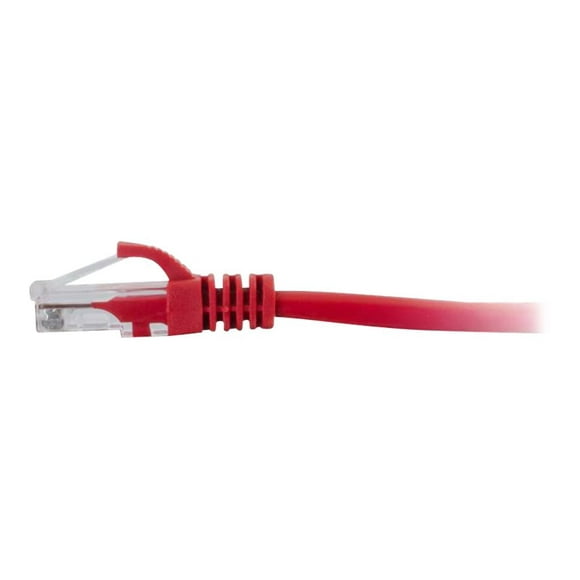 C2G 7ft Cat6 Ethernet Cable - Snagless Unshielded (UTP) - Red - Patch cable - RJ-45 (M) to RJ-45 (M) - 7 ft - stranded wire - CAT 6 - molded, snagless, stranded - red