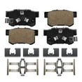 thumbnail image 7 of Detroit Axle - Rear Brake Kit for 2005-2016 Honda CR-V 2010-2018 Acura RDX, 2010 2011 2012 2013 2014 2015 Drilled and Slotted Disc Brake Rotors Ceramic Brakes Pads Replacement, Brakes and Rotors, 7 of 7