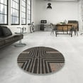 thumbnail image 4 of Ahgly Company Machine Washable Indoor Rectangle Transitional Midnight Gray Area Rugs, 2' x 4', 4 of 7