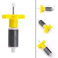 thumbnail image 2 of Qucyy Adapté pour Intex Pure Spa Impeller (2.91x1.38x0.62) pour Pompe à Eau Inclut Arbre en Acier Inoxydable Pièces de Rechange Jaune Filtre Impeller Rotor HQB-2000, 2 of 5