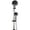 Polished Chrome, variant on Westbrass SCH900-62 Shower Kit with Slide Bar, Diverter, 5-Function Spray Fixed Shower Head & Hand Shower and 5 Ft. Hose, Matte Black