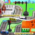 thumbnail image 3 of Set SKTMYY de Magnetic Tiles Road con coche retráctil y barco magnético, 3 of 9