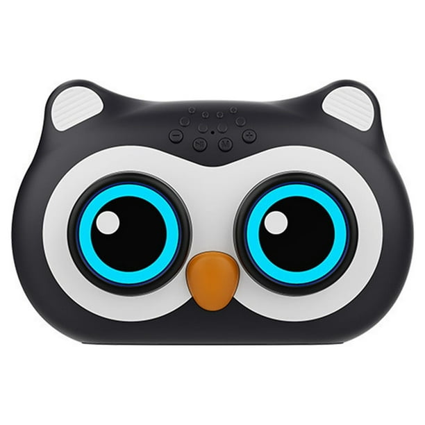 Pisexur Electrónica para Hombres Bluetooth 5.0 Nuevos Dibujos Animados Búho Altavoz Bluetooth Lindo Mini Computadora de Escritorio Sonido Bluetooth Regalo Electrónica para Niños, Organizador de Elect