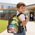 thumbnail image 3 of KUIFORTI Axolotl Cute Toddler Backpack Girls Kids School Bag with Front Pockets Adjustable Straps Durable for Preschool Kindergarten Back to School Essentials Gifts, 3 of 7
