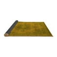 thumbnail image 2 of Ahgly Company Indoor Rectangle Abstract Yellow Modern Area Rugs, 4' x 6', 2 of 4