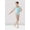 Pastel Blue, variant on Girls Dujour Cap Sleeve Leotard, Black