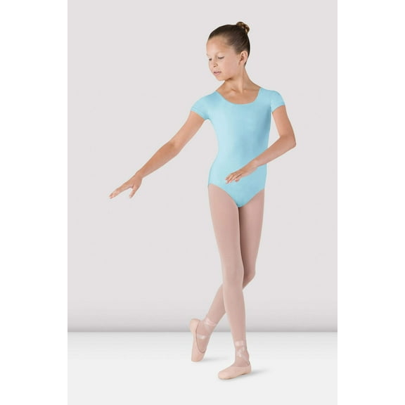 Bloch Girl's Short Sleeve Leotard 6X-7 US