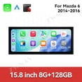 thumbnail image 3 of ZWNAV 15.8 inch Android 15 Car Radio For Mazda 6 2014-2016 HD Multimedia Video Player Navigation GPS DVD 4G DSP Stereo Bluetooth, 3 of 15