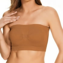 XUNKUSGA Strapless Bras for Women Plus Size Solid Color Womens Bras High Elasticity Belt Tube Bra High Support Stretch Bralettes for Women S-5XL