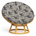 thumbnail image 1 of Replacement Papasan Cushion Cover 55 Inch - Waterproof, Tear-Resistant & Stylish - Fits Large Papasan Chair - Leaves Pattern, 1 of 7