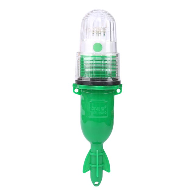 Lámpara De Baliza Lámpara de baliza LED Luz de pesca impermeable portátil para artes de pesca (verde)