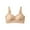 Beige Bra for Women, variant on Plus Size Everday Bra for Large Breasts Women Adjustable Straps Full Coverage Support Bras Wireless Push Up Bralettes Seamless Everyday Bra Green L