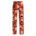 thumbnail image 5 of Halloween Womens Pajama Pants Loose Fit Wide Leg Trouser Pants Halloween Lounge Sleepwear Pj Bottoms, 5 of 7