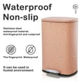 thumbnail image 5 of CL.HPAHKL 13 Gallon (50L)Trash Can ,Kitchen Trash Can, Stainless Steel with Lid, Foot Pedal and Inner Bucket, Fingerprint-Resistant Soft Close Lid Garbage Can, Pedal Rubbish Bin for Home Office, 5 of 7