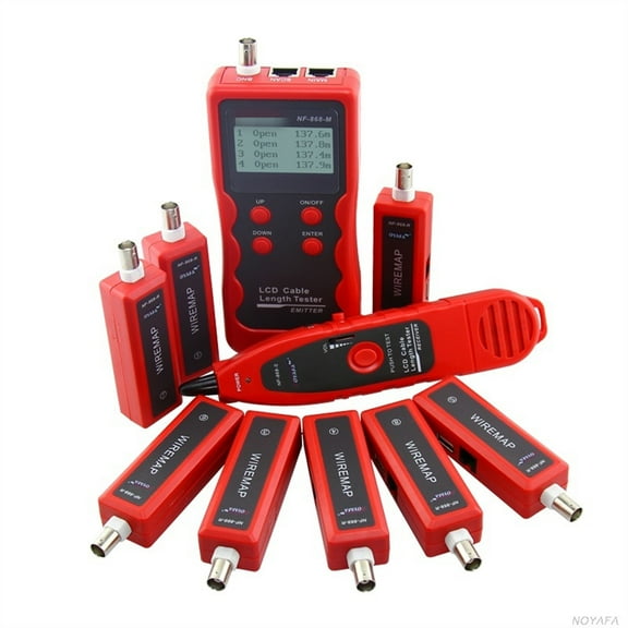 Cable Tracker LCD Wire Locator RJ45 RJ11 BNC USB Cable Fault Finder Length Tester ,Fast Responses