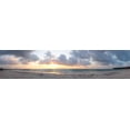 thumbnail image 2 of Panoramic Caribbean Beach Sunrise Wall Mural by Wallmonkeys Peel and Stick Graphic (18 in W x 4 in H) WM308371, 2 of 4