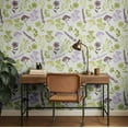 thumbnail image 3 of S4Sassy Peel And Stick Wall Covering, Botanical Floral Print Removable Wallwrap- White Instant Wall Makeover Mural For Bathroom, Laundry Room, Closet Interior- Self-Adhesive Wallpaper Vinyl -25"X360", 3 of 9