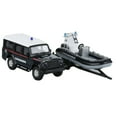 thumbnail image 1 of LOVEVER High Simulation 1 43 Coast Guard Police Fire Truck + Speedboat Model for Collectors and Enthusiasts Gifts, 1 of 8