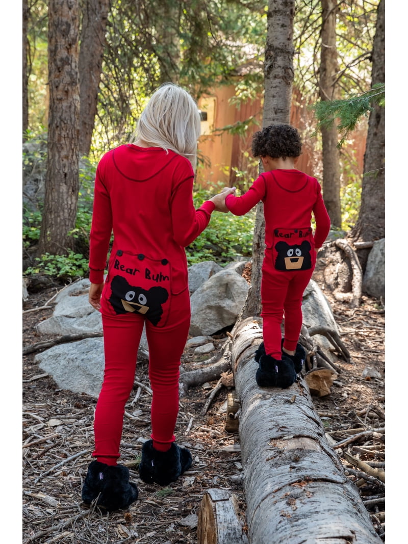 bear onesie pajamas bear bum pajamas