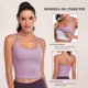 thumbnail image 3 of Sujetador deportivo camisola 2 en 1 para mujer, almohadilla extraíble, correas cruzadas, chaleco, yo Abanopi Sujetador deportivo, 3 of 7